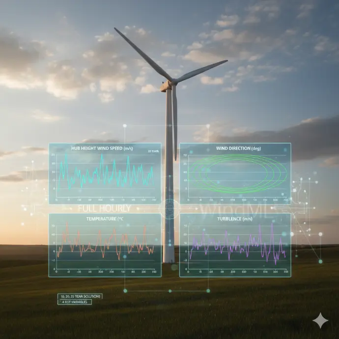 Wind Full Hourly Time Series